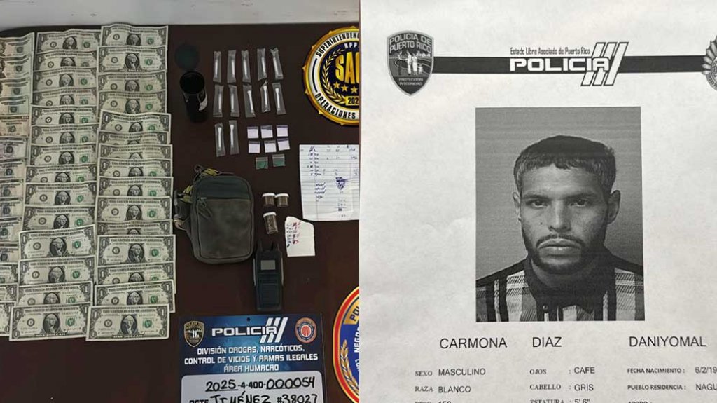  Arrestado con drogas en Humacao 