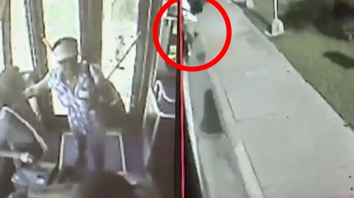 Video: Joven fue atropellado por autobÃºs cuando iba camino a la escuela en la Florida