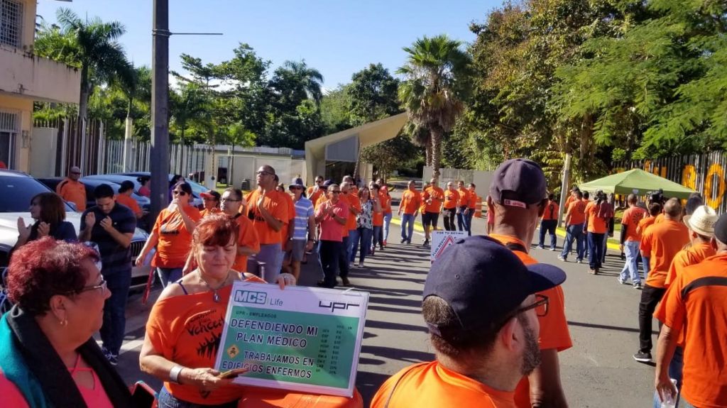  Heend protesta en la Administraci&oacute;n Central de la UPR por supuestas pr&aacute;cticas dilatorias y violaciones del convenio colectivo 
