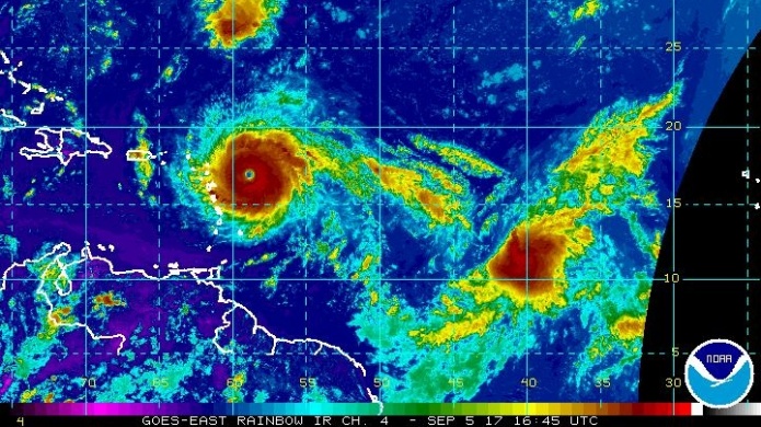 CatastrÃ³fico; asÃ­ se define al huracÃ¡n Irma, ahora con vientos de 185 mph.
