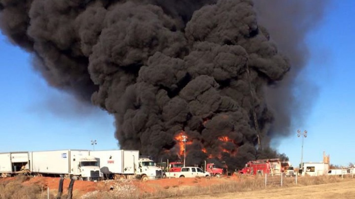 Se ha producido un incendio en una instalaciÃ³n petrolÃ­fera de Oklahoma