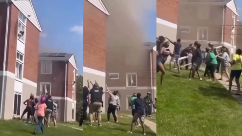  Video: Vecinos ayudan a una madre a salvarle la vida a su bebé durante un incendio 