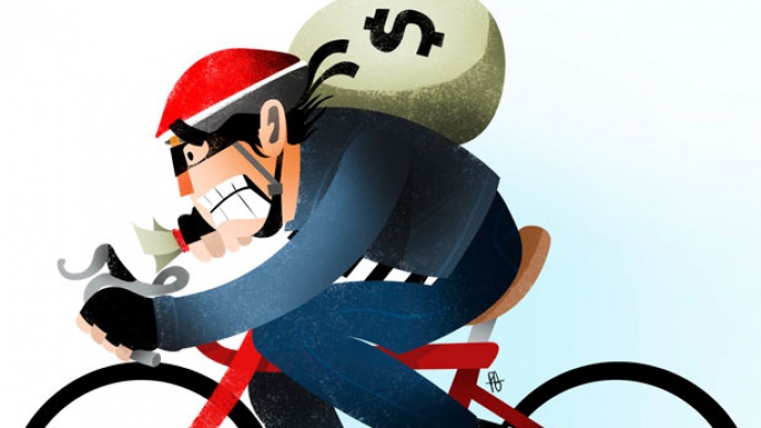 Hombre de Missouri roba 6 bancos y escapa en bicicleta