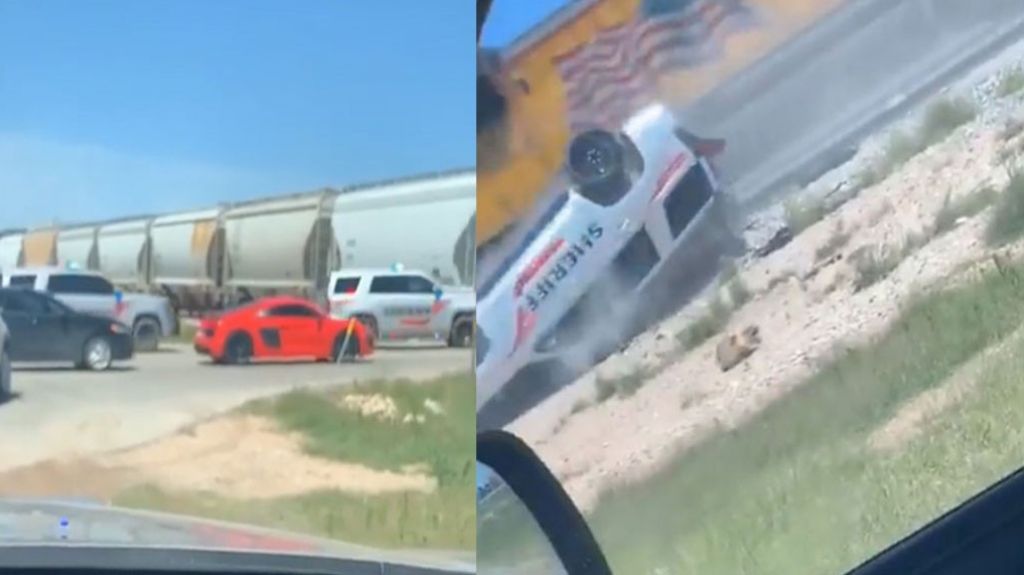  En video un polic&iacute;a en Texas casi muere en el desespero de socorrer un bebe 