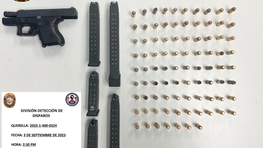  Hallazgo de arma y municiones en veh&iacute;culo en Puerto Nuevo 