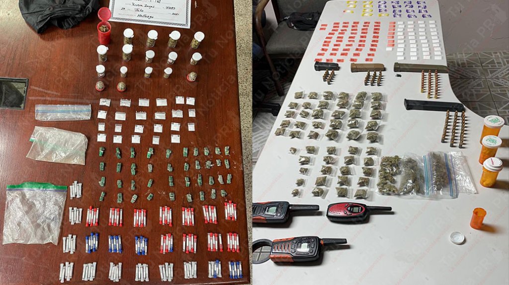  Polic&iacute;as en San Juan ocupan drogas durante intervenciones en puntos de drogas 
