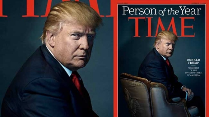Donald Trump fue designado "Persona del aÃ±o" 2016 por la revista Time