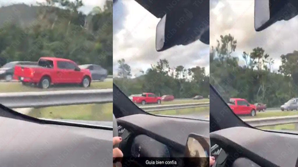  Captan en video conductora de una guagua en contra del tr&aacute;nsito por expreso Las Am&eacute;ricas 
