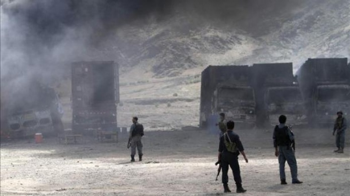 AfganistÃ¡n: Los talibanes atacan una base de EE.UU.