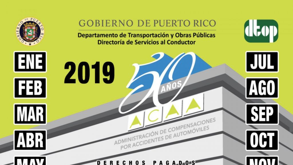  ACAA celebra sus 50 a&ntilde;os con marbete conmemorativo que se puede adquirir en bancos, colectur&iacute;as y centros de inspecci&oacute;n 