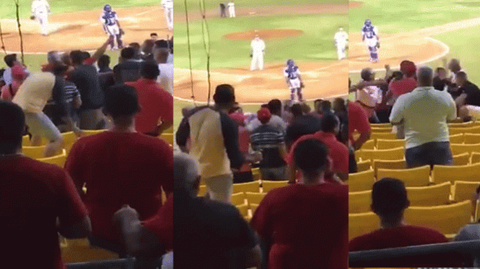 Video: Pelea en las gradas durante juego de doble AA Cayey vs ManatÃ­