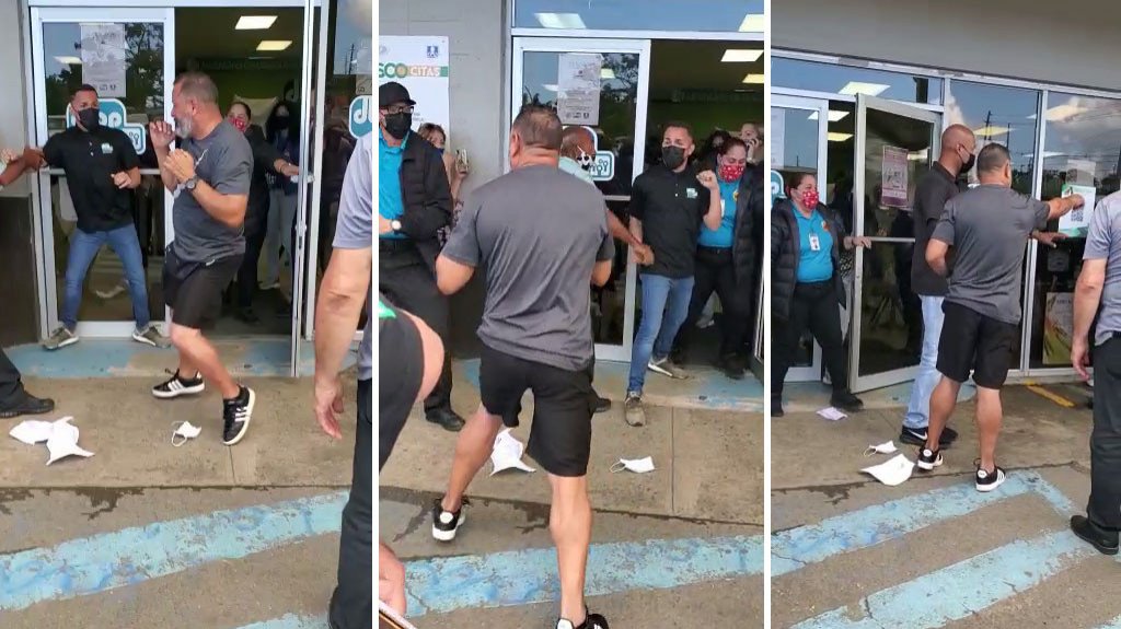  Video: A &ldquo;Pu&ntilde;o limpio&rdquo; dos hombres en una oficina del CESCO 