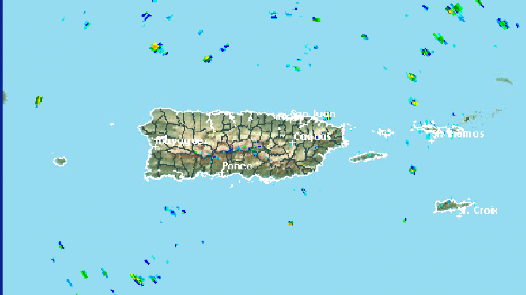  Resumen del estado del tiempo para Puerto Rico del lunes, 2 de septiembre de 2019. 