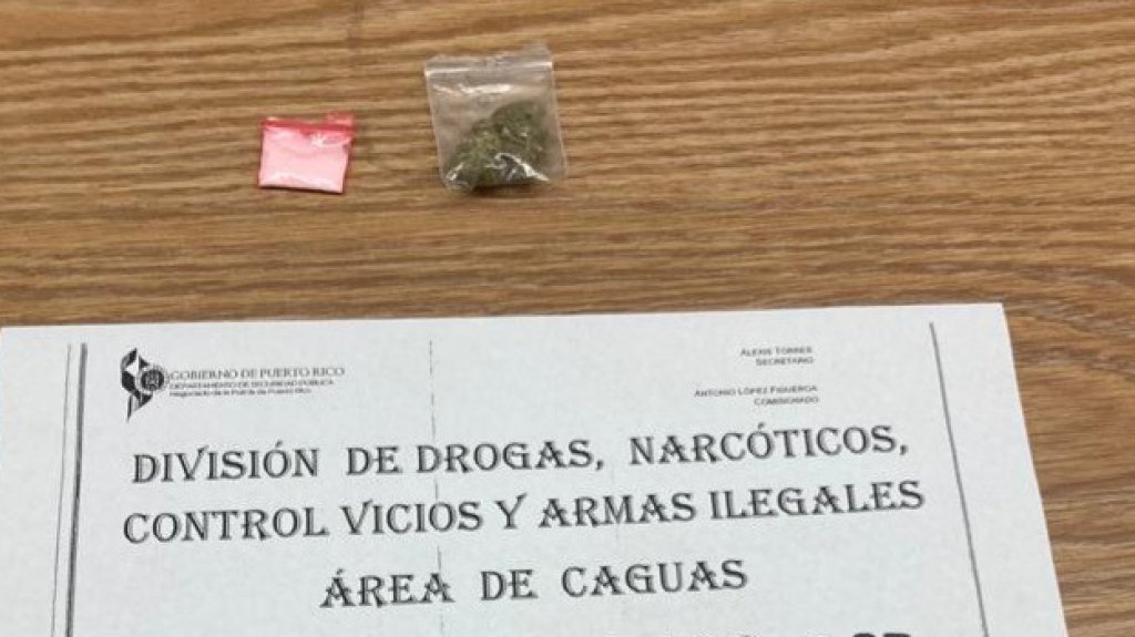  Arrestado en Juncos con dos bolsitas una de marihuana y otra de coca&iacute;na 