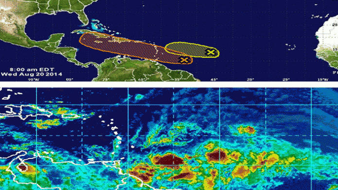 Vaguada produce tiempo inestable... Â¡Atentos al trÃ³pico! 