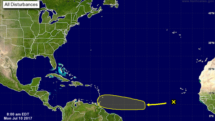 Nueva onda tropical con potencial ciclÃ³nico 