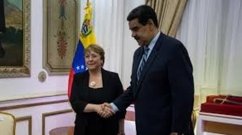  Vea video: Maduro dice que visita de Michelle Bachelet fue "buena" y aspira "nuevas relaciones" 