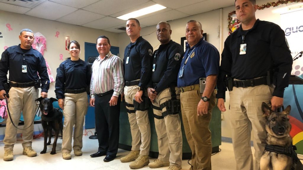  Entregan dos nuevos agentes K-9 a la Polic&iacute;a Municipal de Guaynabo 