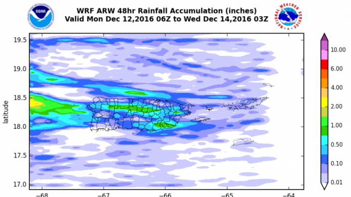 Lluvias pasajeras arrastradas por el viento...