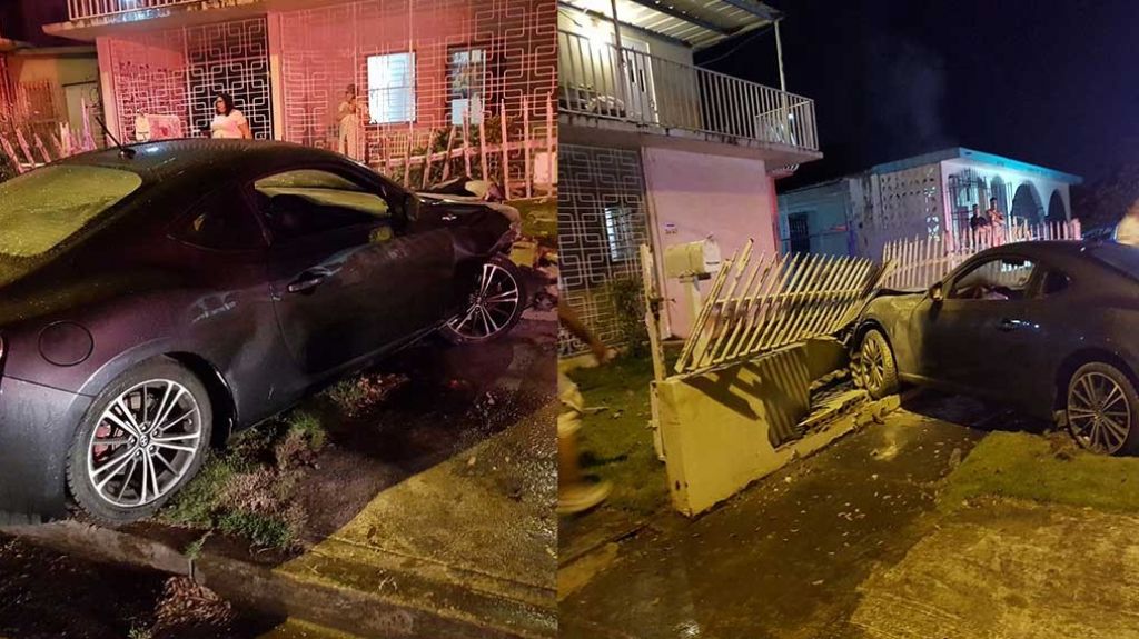  Video: Conductor se estrella contra residencia en Bayamón 