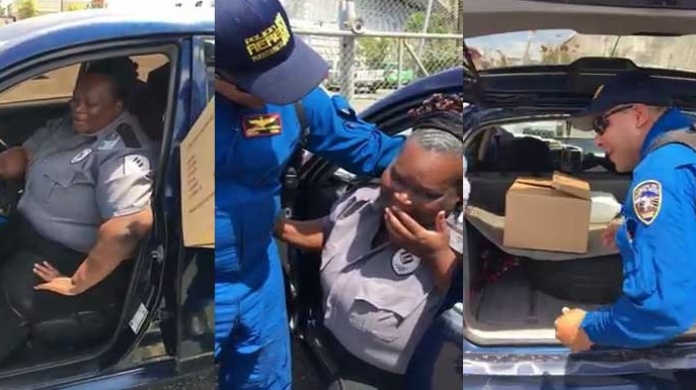 Video: Agentes de FURA hicieron llorar a una guardia de seguridad 