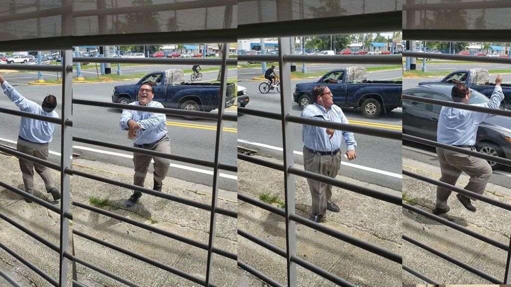  Video: Cuando estas en tu trabajo, en Manat&iacute; y llega este hombre a bailar en Gangnam Style 