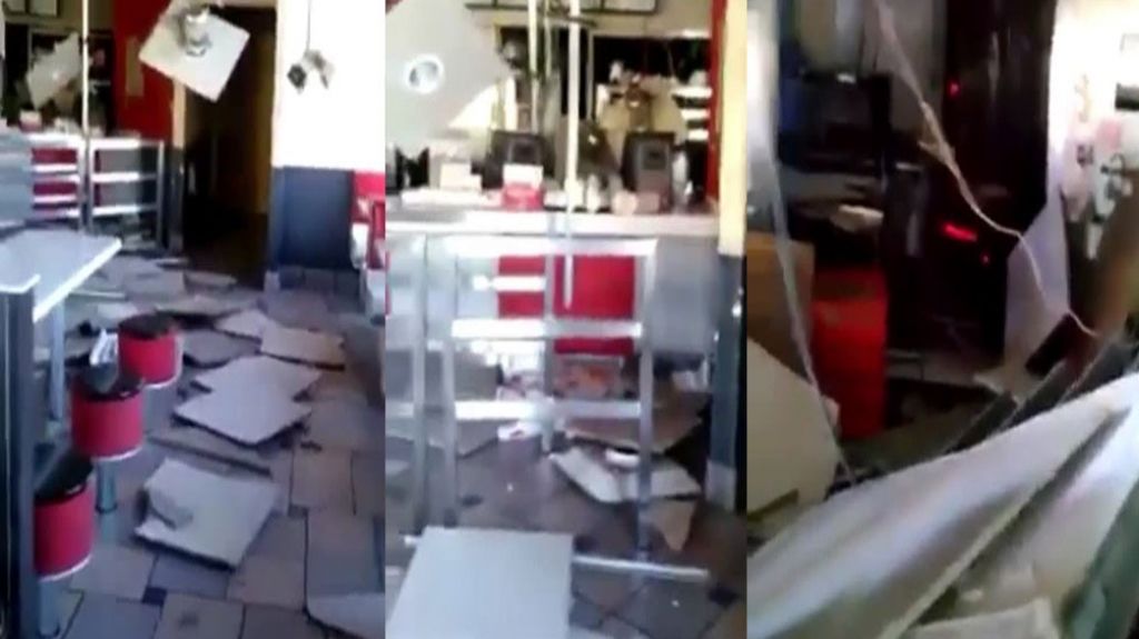  Video: Destruido restaurante KFC de Yauco con el e temblor de hoy 