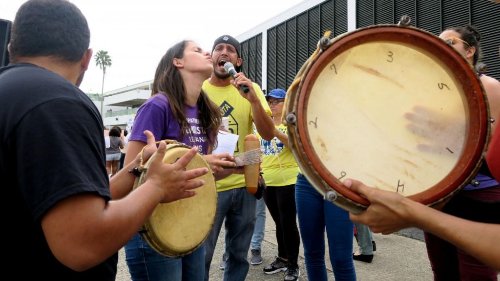  Estudiantes de la UPR protestan ante recorte presupuesto 70 millones 