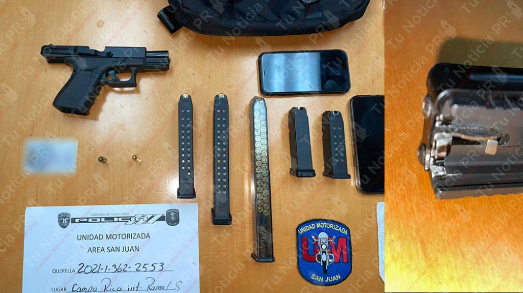 Arrestan a dos hombres que sal&iacute;an de la escena de la masacre en Rio Piedras, con una pistola autom&aacute;tica 