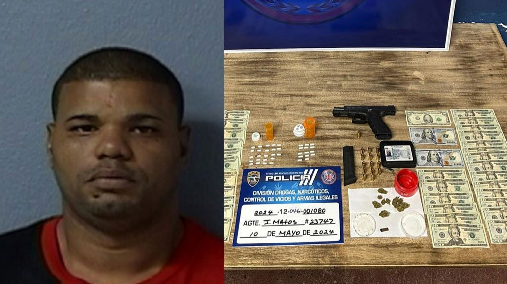 Arrestado por posesi&oacute;n de armas y drogas en Luquillo 