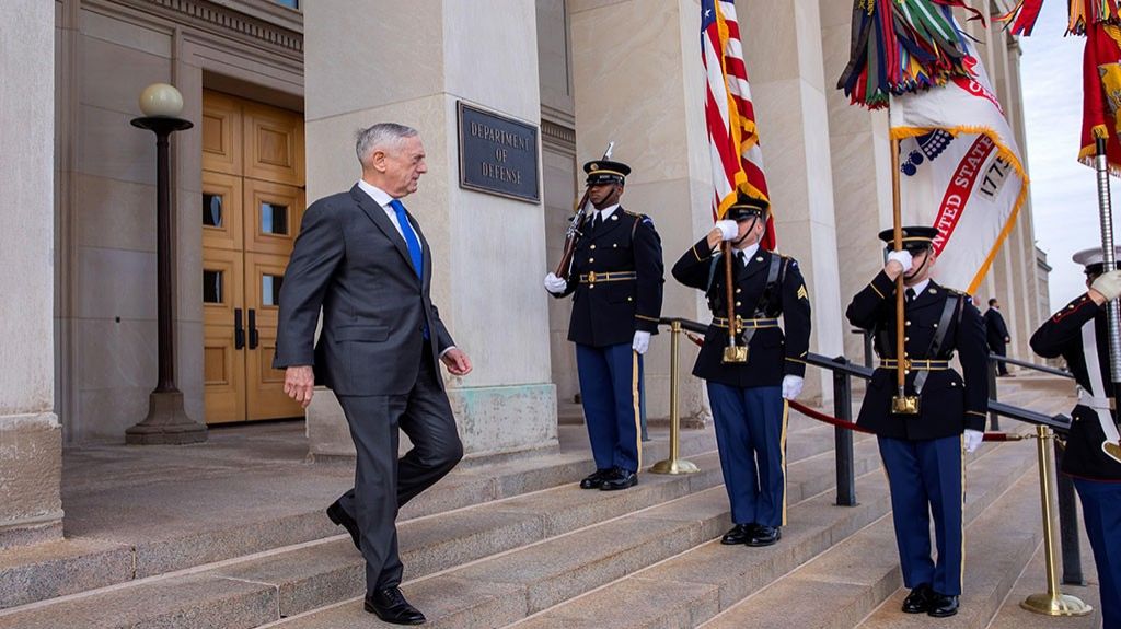  Renuncia de Mattis, Secretario de Defensa de EEUU 