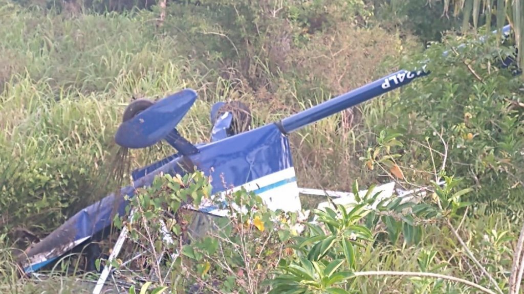 Fotos: Cae avioneta en San Sebasti&aacute;n 