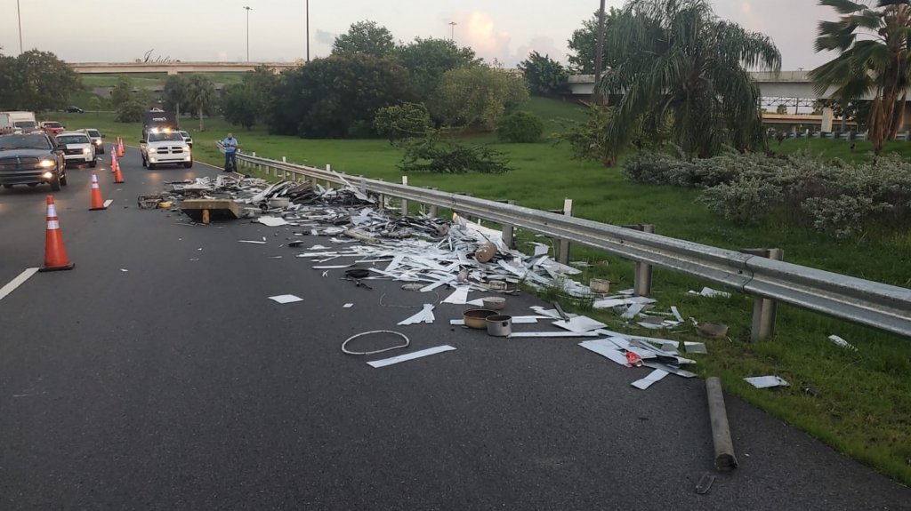  Se reporta incidente en la autopista PR 22, justo en la salida hacia el Expreso 18 