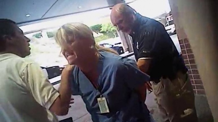 Video: Despiden al policÃ­a que arrestÃ³ agresivamente a una enfermera en Utah, cuyo video se hizo viral