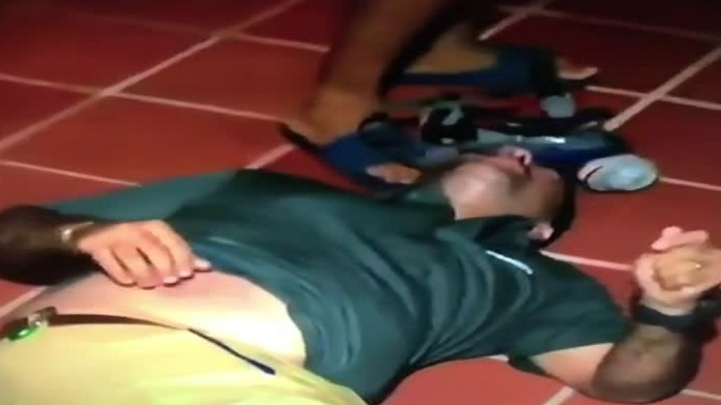  Video: Herido con una piedra lanzada por manifestante, un reportero de Wapa 