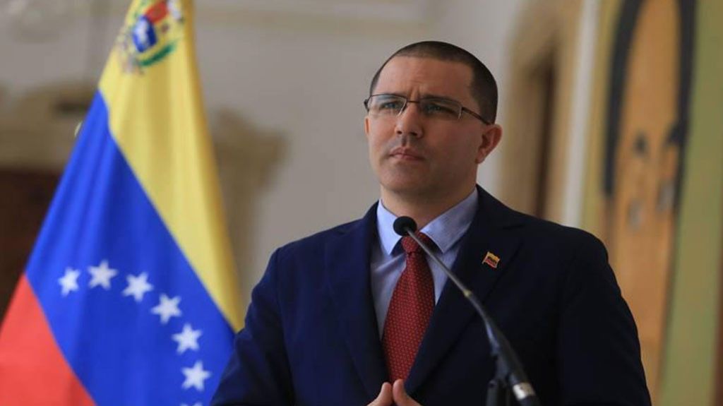  Canciller Arreaza alerta sobre planificaci&oacute;n de operaciones desde territorios caribe&ntilde;os 