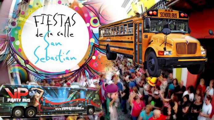 Ni Guaguas de chinchorreo, Party Bus, o guaguas escolares entraran a las "Fiestas de la Sanse 2016"