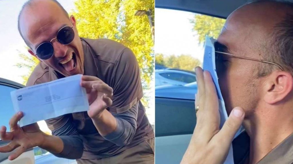  Video:Cubano emocionado tras ganar su primer cheque en EE.UU 