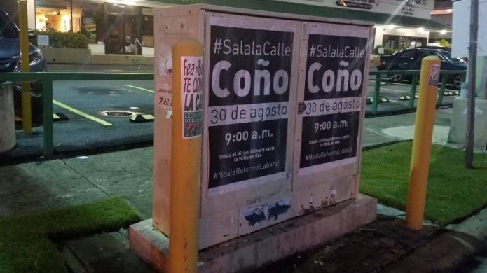 Video: Pasquinan Ã¡rea metropolitana con palabra CoÃ±o