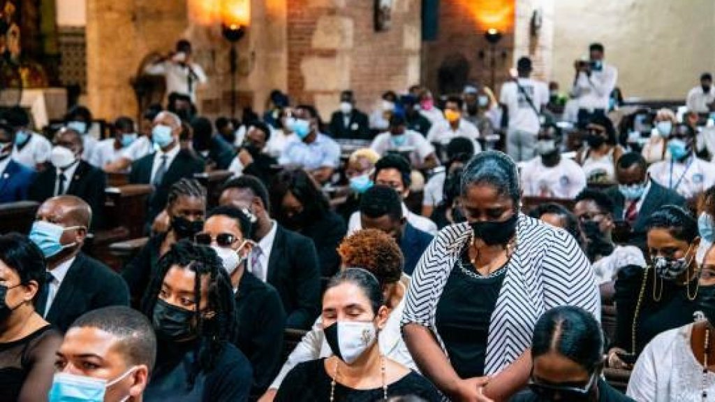  Comunidad haitiana en Republica Dominicana dió el último adiós con una misa al presidente Jovenel Moïse 