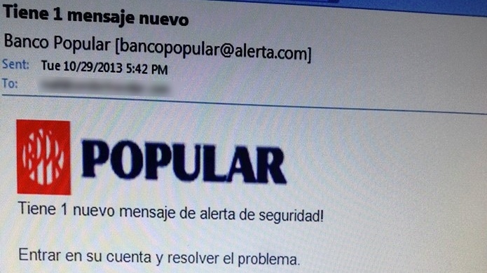 Alerta de Fraude!