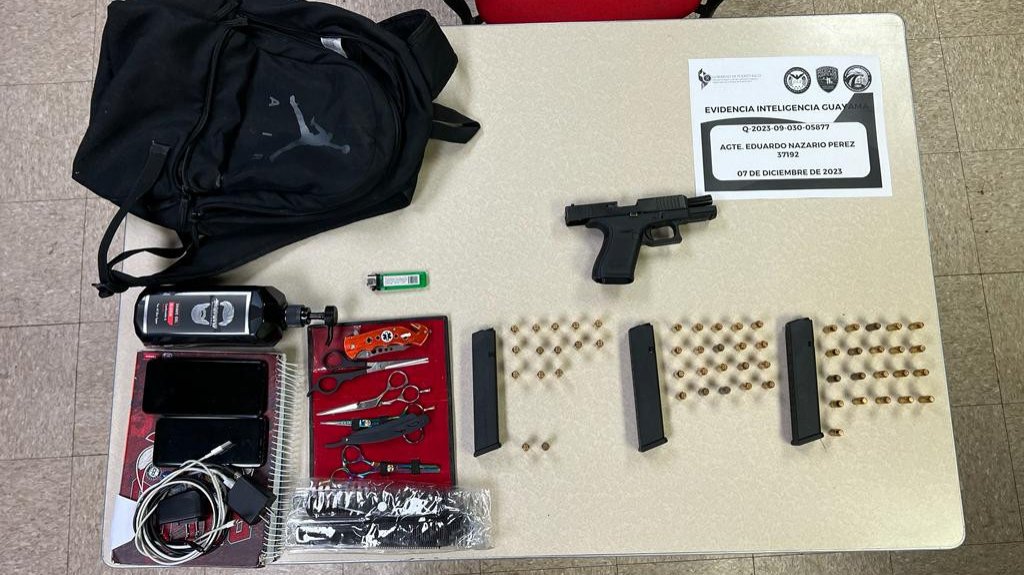  &ldquo;Chamaquito&rdquo; de 18 a&ntilde;os arrestado con un carro robado y una pistola alterada 