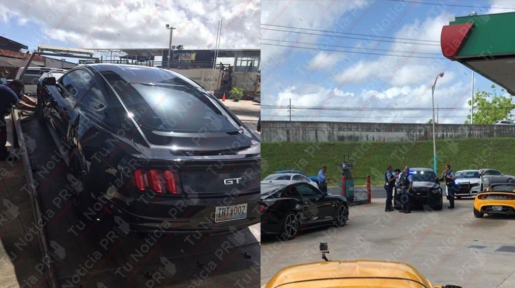  Fotos: Dos &ldquo;fiebrus ca&iacute;dos&rdquo; esta ma&ntilde;ana en Guaynabo por regateo (perdieron los carros) 