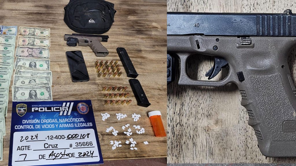  Dos arrestados por arma y drogas en Rio Grande 