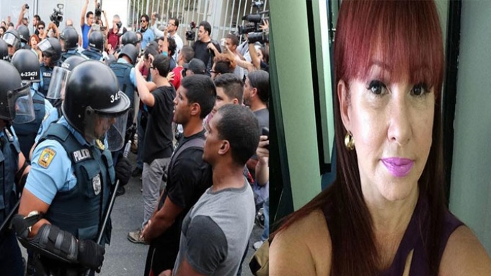 Periodista de Wapa ahora siente lo que sienten muchos policÃ­as en las protestas de la UPR