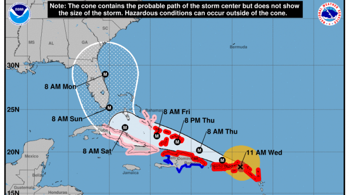 Se ajusta mÃ¡s al sur la trayectoria de Irma. Â¿QuÃ© esto puede representar?