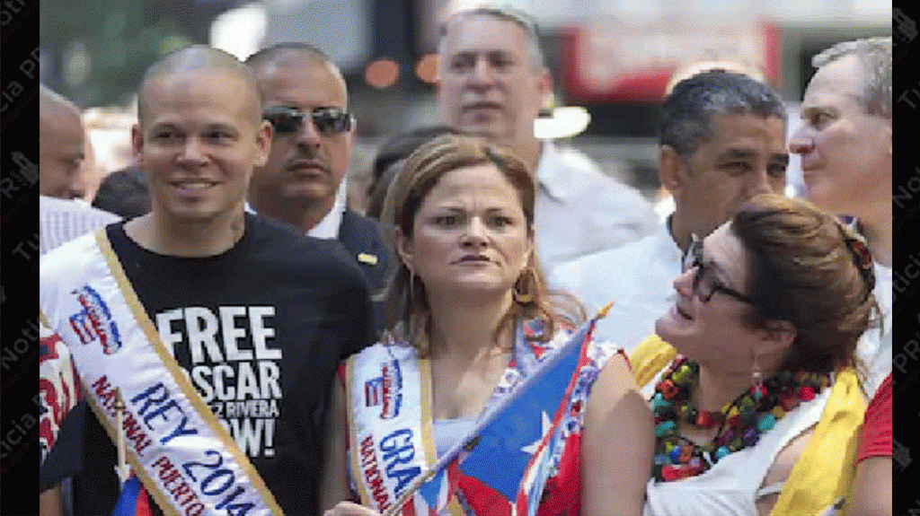  Mark-Viverito, a quien el gobernador llam&oacute; &ldquo;puta&rdquo; en el chat de Telegram, presente en manifestaci&oacute;n 