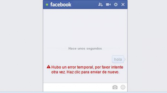 El chat de Facebook experimenta un fallo a nivel mundial