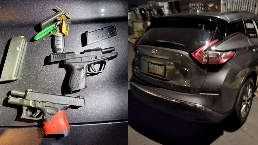  Arrestado en San Lorenzo con armas, drogas y un carro robado 