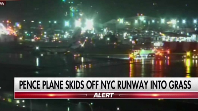 Sufre accidente AviÃ³n del candidato republicano a la vice presidencia de Estados Unidos Mike Pence